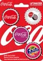 Produktbild: Lip Smacker Coca-Cola Kollection, Lippenbalsam, 3er Lip Balm Set in Geschmacksrichtungen Klassische Cola, Kirsch-Cola und Fanta-Erdbeere, feuchtigkeitsspendende und erfrischende Lippenpflege
