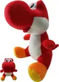 Produktbild: Soma Yoshi Drache Plüschfigur rot 15 cm kuschelweich Dinosaurier