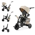 Produktbild: Kinderkraft EASYTWIST Dreirad – Beige 5‑in‑1 Tricycle für Kinder ab 9 Monaten