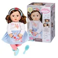 Produktbild: Baby Annabell Sophia brünett 43cm, weiche Puppe mit Langen braunen Haaren, inkl. Puppenkleidung, Haarband und Bürste, 707234 Zapf Creation