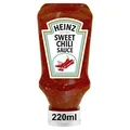 Produktbild: Heinz Sweet Chili Sauce – Süß-scharfe Sauce in Kopfsteherflasche – 1 x 220 ml