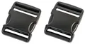 Produktbild: AceCamp Duraflex Einsteckschnalle in 20mm, 25mm, 38mm, 50mm, schwarz, Kunststoff, Klickverschluss, Clipverschluss, Ersatzschnalle - 2 Stück (Doppelpack) - 50 mm