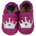 Produktbild: HOBEA-Germany Krabbelschuhe Krone lila Krabbelschuh handgefertigt in der EU lila 22-23 EU