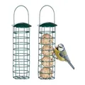 Produktbild: Meisenknödelhalter 2er Set zum Aufhängen HxD 31x85 cm Vogelfutterspender für ...