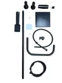 Produktbild: EISL EASY ENERGY Duschset schwarz, Duschsystem ohne Armatur 2 in 1 mit großer