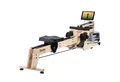 Produktbild: Skandika Rudergerät Styrke (arktisweiß/schwarz) Wasser Rudermaschine für Zuhause aus Holz, Kinomap App-Funktion, Made in Germany, aus deutscher Esche, bis 180 kg