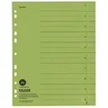 Produktbild: Falken Trennblätter 80001639, A4, grün, 230g/m² Karton, 100 Stück