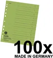 Produktbild: Original Falken 100er Pack Trennblätter grün 80001639 - NEU