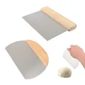 Produktbild: Teigschneider Teigspachtel 2PCS Halbkreisförmiger und Rechteckiger DIY-Backsc...