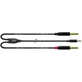 Produktbild: Cordial CFY 6 WPP - 6,0 m, Mini-Stereoklinke auf 2x 6,3 mm Monoklinke - Y-Kabel