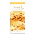 Produktbild: Lindt Schokolade | LES GRANDES Tafel Weiß und Mandel | 150g | Weiße Schokolade mit ganzen- und karamellisierte Mandel-Stückchen | Schokoladen-Tafel