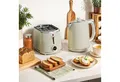 Produktbild: HOMCOM Toaster 1.7 Liter, 2-Schlitz-Toaster, Wasserkocher-Toaster-Set, für Frühstückszubereitung, 2200 W, mit LED-Display, Grau