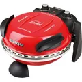 Produktbild: G3Ferrari Pizzaofen Delizia G1000602, 1200 Watt, mit Natursteinplatte, Ø 31,6 cm, rot