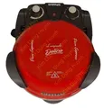 Produktbild: G3 Ferrari Pizzaofen bis 400 Grad Pizza Ofen Pizzastein Delizia G10006 Rot 1200W