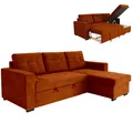 Produktbild: Ecksofa - terra - Liegefunktion und Staukasten Sofa Wohnlandschaft Couch