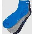 Produktbild: PUMA Sneakersocken mit Logo im 3er-Pack in Royal, Größe 39/42