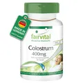Produktbild: Fairvital | Colostrum 400mg - 90 Kapseln - aus BSE-frei - 30% Immunglobuline