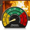 Produktbild: Kaminofen Thermometer Magnetisch Holzbrenner-Aufsatzthermometer, Kaminofen Thermometer Für Ofenrohr, Holzscheite, Kamin, Holzofen-Zubehör, zur Überwachung und Optimierung des Wirkungsgrades des Ofens