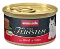 Produktbild: animonda Vom Feinsten Adult mit Rind + Ente 12x 85 g Katzenfutter Nassfutter