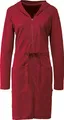 Produktbild: Erwin Müller Damen-Bademantel Limbach mit Kapuze Leichtfrottier weinrot Größe 32/34
