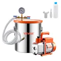 Produktbild: VEVOR 3,5CFM Vakuumpumpe mit 18,93L Vakuumkammer Unterdruckpumpe Vacuum Pump Kit