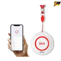 Produktbild: SOS-Alarm Tuya WiFi Senioren-Notrufknopf Rot