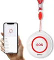 Produktbild: Drahtloser Notfallknopf Tuya WiFi SOS Notruf 2,4 GHz Senioren Hausnotruf Smart