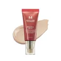 Produktbild: MISSHA M Perfect Cover BB Cream Nr. 23 Natural Beige – Hell/Mittel mit kühlem/neutralem Unterton, LSF 42 PA+++, 50 ml – Getönte Feuchtigkeitscreme für das Gesicht mit Lichtschutzfaktor