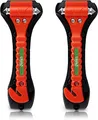Produktbild: LIHAO 2X Auto Hammer Notfallhammer Gurtschneider Fenster Nothammer
