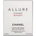 Produktbild: Chanel Allure Homme Sport Giftset 2x Edt Spray Refill 20Ml/ 1 Edt Spray 20ML 60 ml