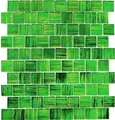 Produktbild: Glasmosaik jewelry grün klar matt gefrostet Milchglas Wand WB68-CF43 | 1 Matte