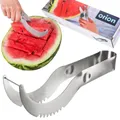 Produktbild: Wassermelonenschneider Melonenschneider Wassermelonengabel Edelstahl 3,5x21 cm