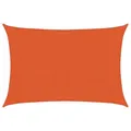 Produktbild: vidaXL Sonnensegel, UV Schutz Sonnenschutz für Terrasse Balkon Garten, Windschutz Wetterschutz Rechteckig, Sonnendach, 160g/m² Orange 3x5m HDPE