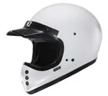Produktbild: HJC V60 Solid White weiß Gr. M Offroad Helm Motorradhelm mit Schirm