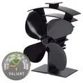 Produktbild: Valiant Premium IV Ofenventilatoren und Magnetthermometer Schwarz