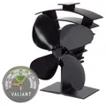 Produktbild: Valiant Premium IV Ofenventilatoren und Magnetthermometer Schwarz