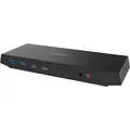 Produktbild: SABRENT USB C Dockingstation mit netzteil, 2 HDMI + 2 DP, 5K / 4K@60Hz, PD 60W, RJ45 Ethernet, USB Ports Typ A + C, 3,5 mm Jack + Mikrofon
