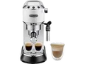 Produktbild: DELONGHI Dedica Style EC685.W - Professionelle Milchaufschäumung und schmales Design, Siebträger Espressomaschine Weiß Matt