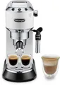 Produktbild: De'Longhi Espressomaschine Dedica Style EC685.W - Espresso & Doppio, mit Milchschaumdüse, Nur 15 cm breit, für E.S.E Pads geeignet, 1L, inkl. Milchschaumdüse