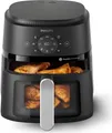 Produktbild: Philips Airfryer Serie 2000, 4,2l, RapidAir, Digital, schwarz (NA221/00)