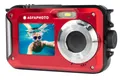 Produktbild: AgfaPhoto WP8000 Digitalkamera Unterwasser rot + Kamerabeutel und 64 GB microSD