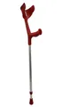 Produktbild: FabaCare Unterarmkrücke Krücke mit Softgriff Unterarmgehstütze, bis 130 kg Weinrot