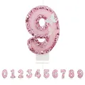 Produktbild: Geburtstagskerzen Zahlen 93D Schmetterling GeburtstagskerzenRosa Kerzen Gebur...