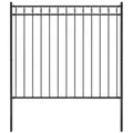 Produktbild: vidaXL Gartenzaun Stahl 1,7x1,5 m Schwarz