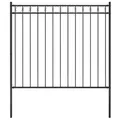 Produktbild: Gartenzaun 1,7x1,5 m Stahlschwarz