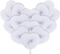 Produktbild: Fächer Hochzeit 24 Stück Handfächer Weiß Hochzeitsfächer Herz Hochzeit Gäste ...