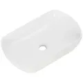 Produktbild: Aufsatzwaschbecken 'New York', Weiß Keramik BHT: 50x13x32 cm