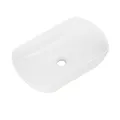 Produktbild: Fackelmann weißes ovales Aufsatzwaschbecken 50 cm aus Keramik Handwaschbecken