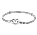 Produktbild: Pandora Armband Propracovaný støíbrný náramek Moments srdce 592453C00 - Länge: 20 cm