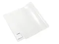 Produktbild: HERMA 14265 Buchumschlag 26,5 x 54 cm Basic, Buchhülle mit Beschriftungsetikett & Kantenschutz aus abwischbarer Polypropylen-Folie, Buchschoner für Schulbücher, transparent